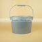 Oval Plastic Pail for Painting, 5kg Ellipse Plastic Barrel with Handle