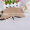 Custom recylable brown kraft paper notebook small locked diaries wholesale