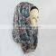Wholesale Printed Cotton Jersey Shawl Hijab Hot Floral Islamic Muslim Hijab Scarf