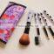 Private Label Hair Brush 5pcs Travel Sets Cosmetic Makeup Brushes for Kids