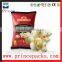 laminated foil custom logo popcorn bags black matte biodegradable food packaging popcorn packaging bags