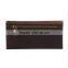 Customize men's genuine leather wallet with multi- card bits, mens travel lomg wallet, accept RFID blocking custom