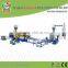 Energy efficient twin extruder pellet machine