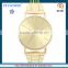 FS FLOWER - Quartz All Golden Stainless Steel Back Watch 5 atm Water Resistant Stainless Steel Watch
