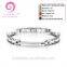 Newly Developed White Zirconia Ceramic Bracelet with 99.999%Germanium manufacturers
