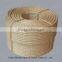 3 strand jute rope with different sizes, jute rope