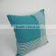 Bulk custom plain geometric design sublimation printed pillow cover