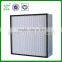 Deep-pleat HEPA air filter with aluminum alloy frame