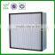 Deep-pleat HEPA filter with aluminum alloy frame