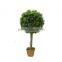 Artificial Topiary Boxwood Ball Tree For Christmas Decoration
