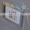 V shape Handmade custom flip acrylic menu display stand roll menu display holder