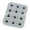 Taiwan made Compression molding silicone keypad for remote controller