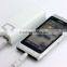 Coloful plastic custom power bank, mobile power pack 4000mah with custom logo