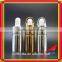 gold glass dropper bottle samples vial with metal dropper for essential oil packaging empty bottles 061R