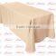 White black Ivory royal blue Polyester plain visa rectangle table cloth for banquet and wedding events