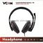 VCOM 2015 New Model PC Headphones with Microphone with Factory Price