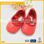 China Ningbo factory lovely infant shoe for girls soft canvas baby shoe