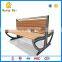 Outdoor recreation equipment cast iron bench in the park