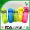 Hot sale drinking clear round empty 500ml PCTG water bottle with food grade