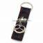 Newest design popular metal leather carabiner keyring