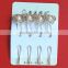 Qingdao Stainless Steel Snowflake Crystal Hair Pins Clips