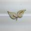 table decoration Gold leaf christmas train yard decoration