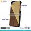Real Marble And Aluminum Metal Phone Cover for Mobile Phone Iphone 7