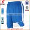 Shorts for men with contrast color stripe