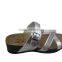 2015 Summer cork outsole platform lady leather sandal shoes