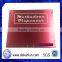 Custom Fabrication Service Brushed red anodized aluminum plate