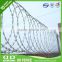 galvanized razor barbed wire fence mesh / anti-theft razor barbed wire fence mesh / concertina type razor barbed wire mesh