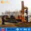 solar power screw ground pile hammer with crawler