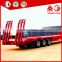 3 Axle 40 ton widely used low bed trailer for sale in south africa