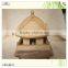 paper bird house three layer wood chinese tower