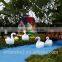 CY309 White Swan moss micro landscape ornaments DIY Decoration for home office