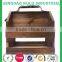 eco-friendly solid wood antique Wooden Holder Carrier wooden bottle caddy for sale