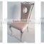 Stainless Steel Leg Leather Dining Chair Modern