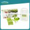 Toprank Multifunctional 6 In 1 Kitchen Vegetable Grater As Seen On TV Julienne Vegetable Mandolin Slicer