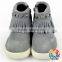 fancy grey suede tassel baby winter walking boots