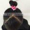 Factory price spring butterfly no slip fabric bobby pin wool felt chinese hairpin for children girls womens hair accessories