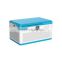 Large heavy duty plastic container with lid with lockable