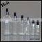  best sellers cosmetic packaging different sizes clear glass bottle with dropper cost price essential oil dropper bottle
