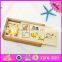 2016 New and popular children wooden mini domino toy WJ277619