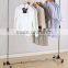 Heavy duty Mobile folding metal commercial garment rack