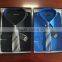 2016 NEW Boxed Boy's dress shirt & Tie set,Gift box.Solid color