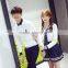 Unisex Design Korean High School Uniforms White Shirt