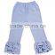 On sale Baby Girls Ruffle Pants,Denim Ruffle Pants