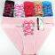 Hot Selling Underwear Fancy Printed Girls Briefs Cotton Women's Panties