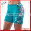 Womens Running Shorts with Contrast Dolphin Hem