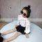 2-7 years Wholesale 2017 Hot Sale Girls Ruffles Shirt Full Sleeve Fashion Cotton Autumn Shoulderless Girls Blouse